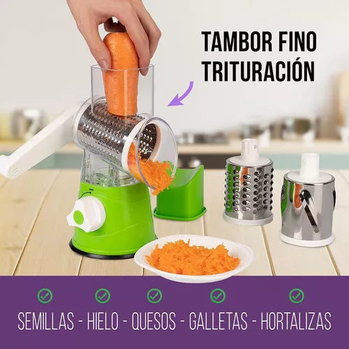 🥗MOLINO RAYADOR TIPO TAMBOR🍠🥦