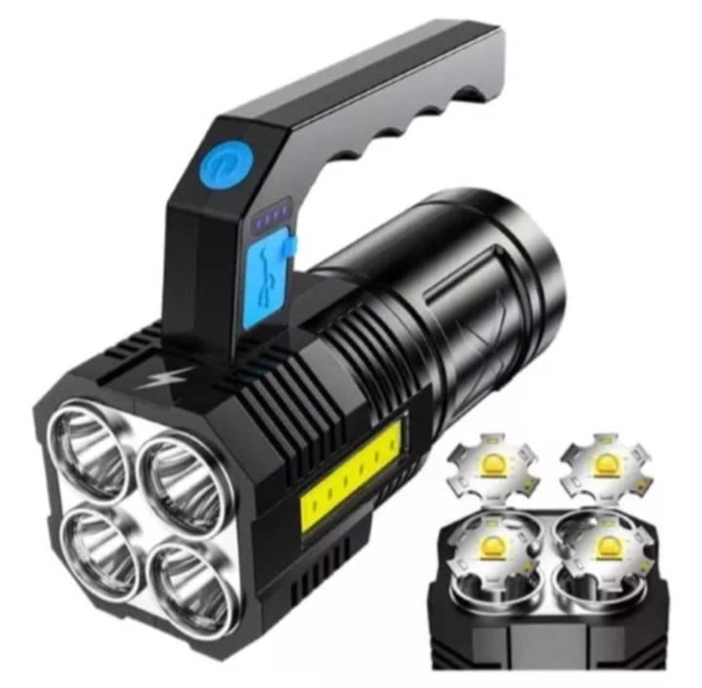 Linterna LED de cuatro celdas de alta po
